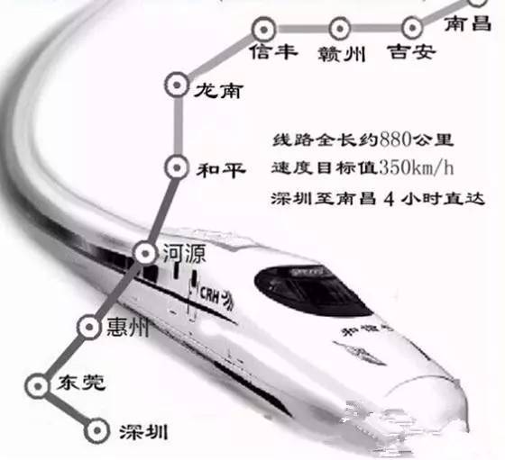 贛深高鐵最新線路圖，速度與時(shí)代的交響樂章